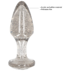 Ouch! Lot de 3 plugs Glitter Argentés